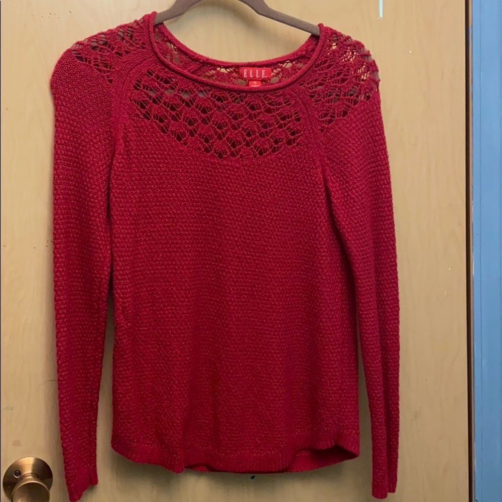 Red Elle long sleeve